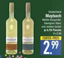 Edeka Maybach Weißer Burgunder, Sauvignon Blanc und weitere Sorten Angebot