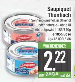 Edeka SAUPIQUET Thunfisch Angebot