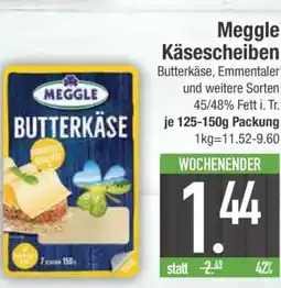 Edeka Meggle Käsescheiben Angebot
