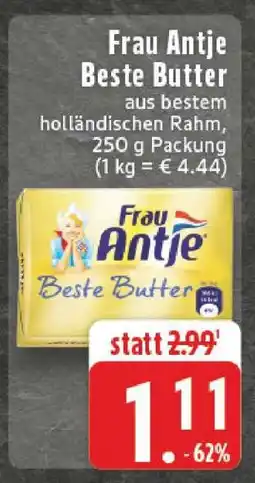Edeka Frau Antje Beste Butter Angebot
