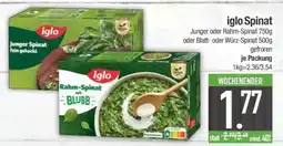 Edeka Iglo Spinat Angebot