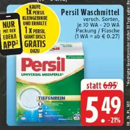 Edeka PERSIL Waschmittel Angebot
