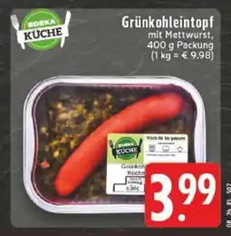 Edeka Grünkohleintopf mit Mettwurst Angebot