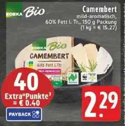 Edeka EDEKA Bio Camembert Angebot