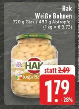 Edeka Hak Weiße Bohnen Angebot