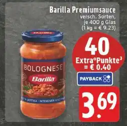 Edeka Barilla Premiumsauce Angebot