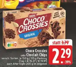 Edeka Choco Crossies oder Choclait Chips Angebot