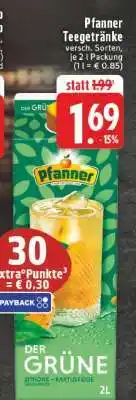 Edeka Pfanner Teegetränke Angebot