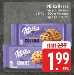 Edeka MILKA Kekse Angebot