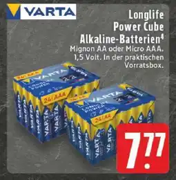 Edeka VARTA Longlife Power Cube Alkaline-Batterien Angebot
