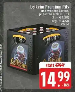 Edeka Leikeim Premium Pils Angebot