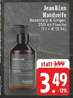 Edeka Jean&Len Handseife Angebot