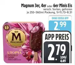 Edeka Magnum 3er, 4er oder 6er Minis Eis Angebot