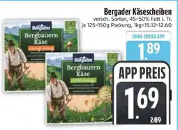 Edeka Bergader Käsescheiben Angebot