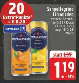 Edeka Sanpellegrino Limonaden Angebot