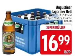 Edeka Augustiner Lagerbier Hell Angebot