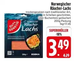 Edeka Norwegischer Räucher-Lachs Angebot