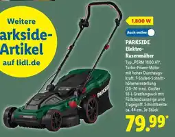 Lidl PARKSIDE Elektro-Rasenmäher Angebot
