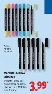 Lidl Marabu Creabox Stiftset Angebot