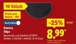 Lidl Esmara Slips Angebot