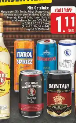 Edeka Mix-Getränke Angebot