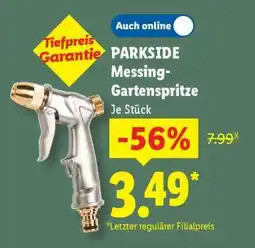 Lidl PARKSIDE Messing-Gartenspritze Angebot