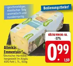 Edeka Allmikäs Emmentaler Angebot