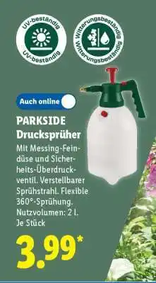 Lidl PARKSIDE Drucksprüher Angebot