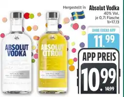 Edeka Absolut Vodka Angebot