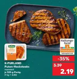 Kaufland K-PURLAND Puten- Hacksteaks Angebot