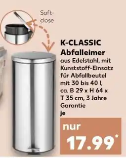 Kaufland K-CLASSIC Abfalleimer Angebot