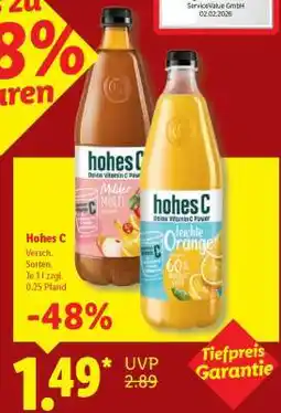 Lidl Hohes C Angebot