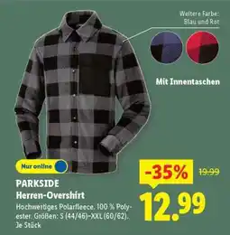 Lidl PARKSIDE Herren-Overshirt Angebot