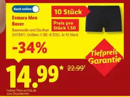 Lidl Esmara Men Boxer Angebot