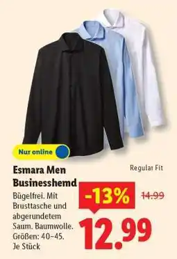 Lidl Esmara Men Businesshemd Angebot