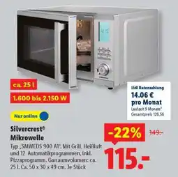 Lidl SILVERCREST Mikrowelle Angebot