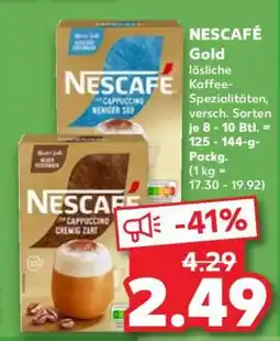 Kaufland Nescafé Gold Angebot