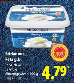 Lidl Eridanous Feta g.U Angebot