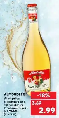 Kaufland Almdudler Almspritz Angebot