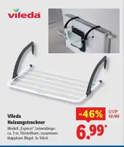Lidl Vileda Heizungstrockner Angebot