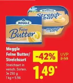 Lidl Meggle Feine Butter/ Streichzart Angebot