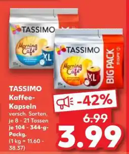 Kaufland Tassimo Kaffee- kapseln Angebot