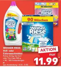 Kaufland WEISSER RIESE Voll- oder Colorwaschmittel Angebot
