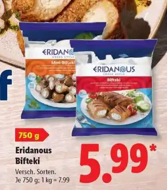 Lidl Eridanous Bifteki Angebot