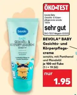 Kaufland BEVOLA BABY Gesichts- und Körperpflegecreme Angebot