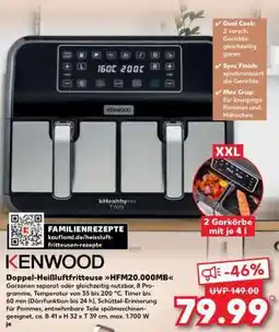 Kaufland KENWOOD Doppel-Heißluftfritteuse HFM20.000MB Angebot