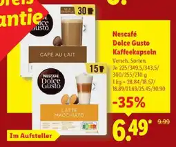 Lidl Nescafé Dolce Gusto Kaffeekapseln Angebot