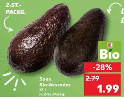 Kaufland Span. Bio-Avocados Angebot