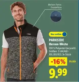 Lidl PARKSIDE Herren-Weste Angebot