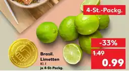 Kaufland Brasil. Limetten Angebot